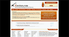 Desktop Screenshot of erectors.com